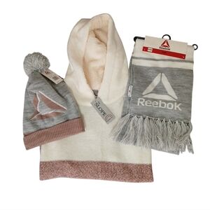 Reebok Gray and Pink Winter Set